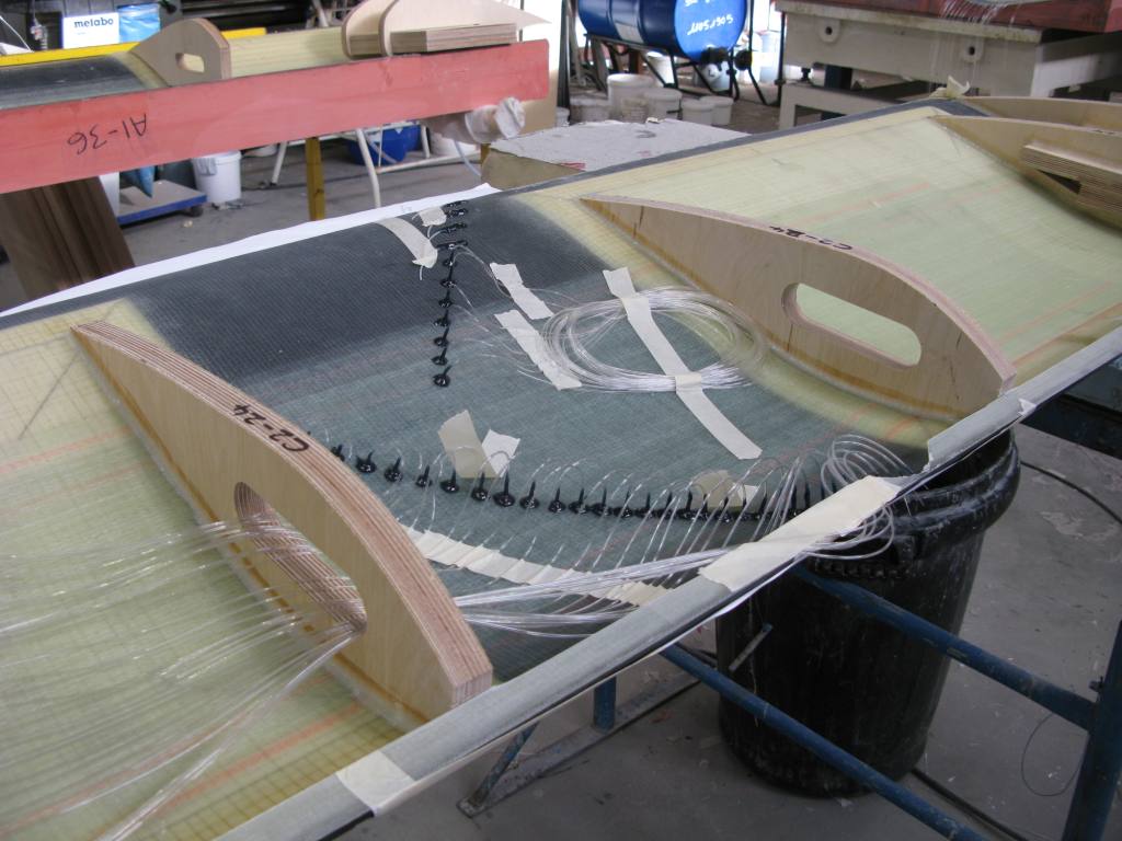 aerofoil model in build